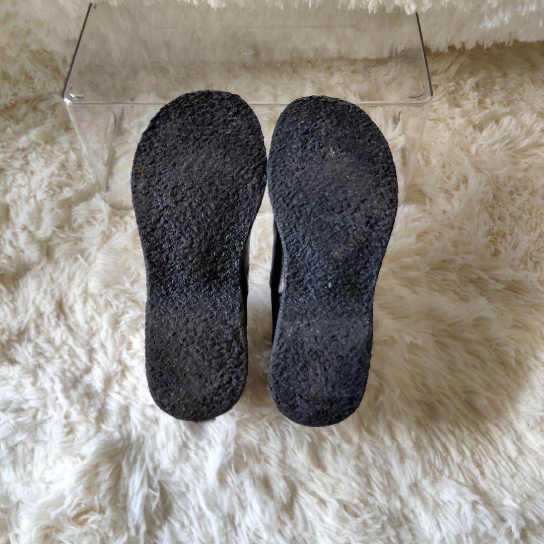 Saya サヤ　プラット製法ブーツ　本革　黒　ブラック　23.5