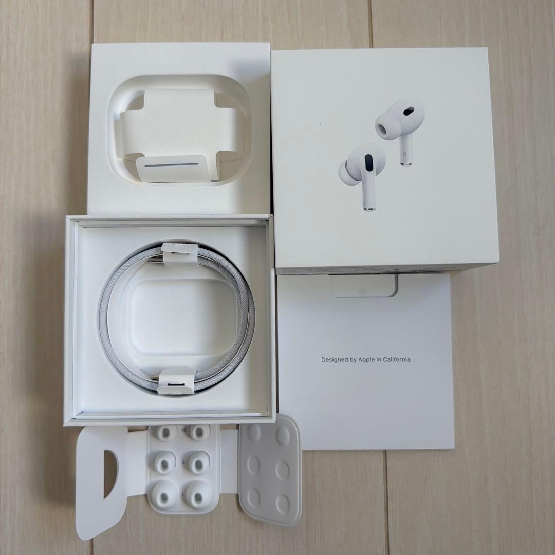 AirPods Pro 2 USB-C AppleCare+付き、ケース付き