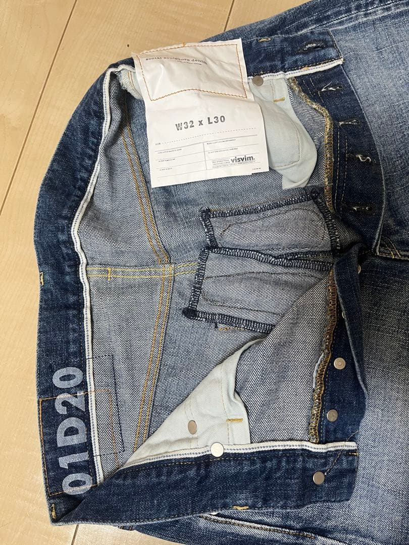 VISVIM Social Sculpture Denim インディゴ