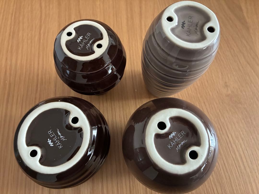 ★KAHLERケーラー★CONOキャンドルホルダー★4個セット★美品★