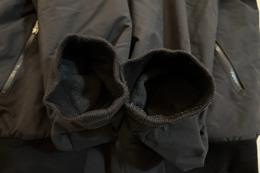 メンズL パタゴニア シェルドシンチラ ジャケット ブラック フリース シンチラ