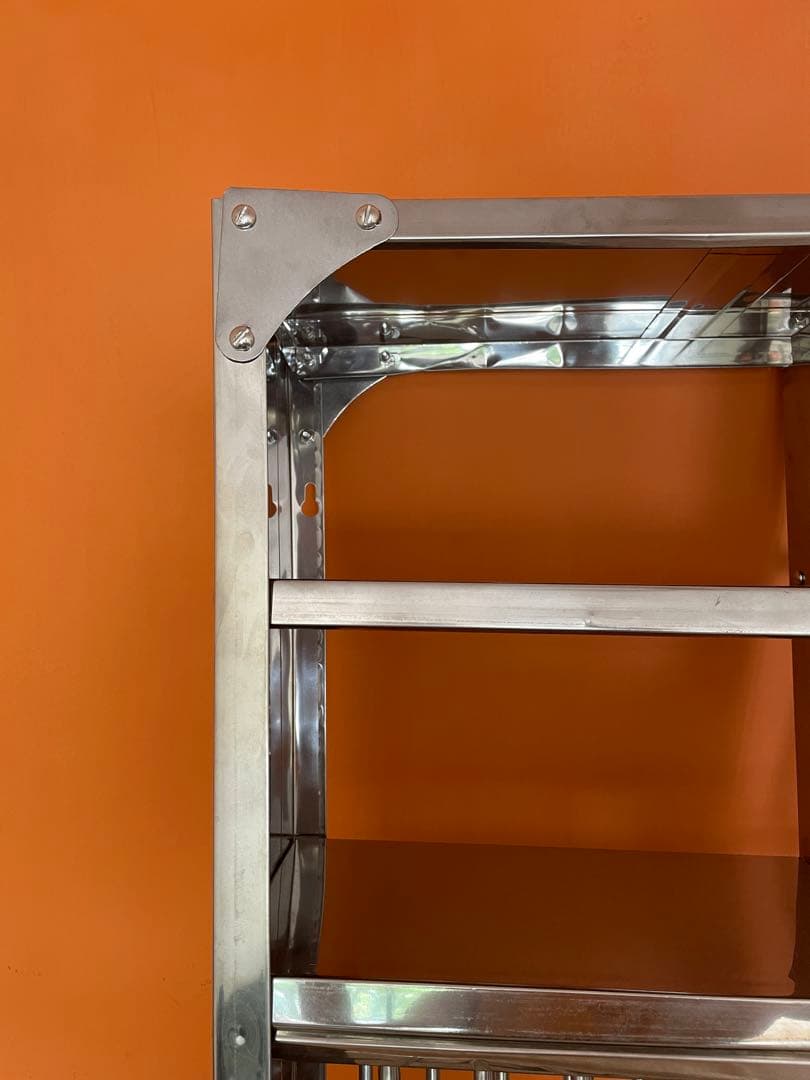 値下げ★インディアンキッチンラック　ステンレス