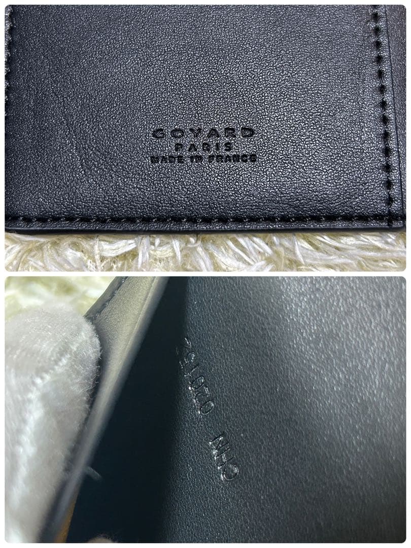 【未使用級】ゴヤール　パスポートケース　カードケース　本革　PVC 黒