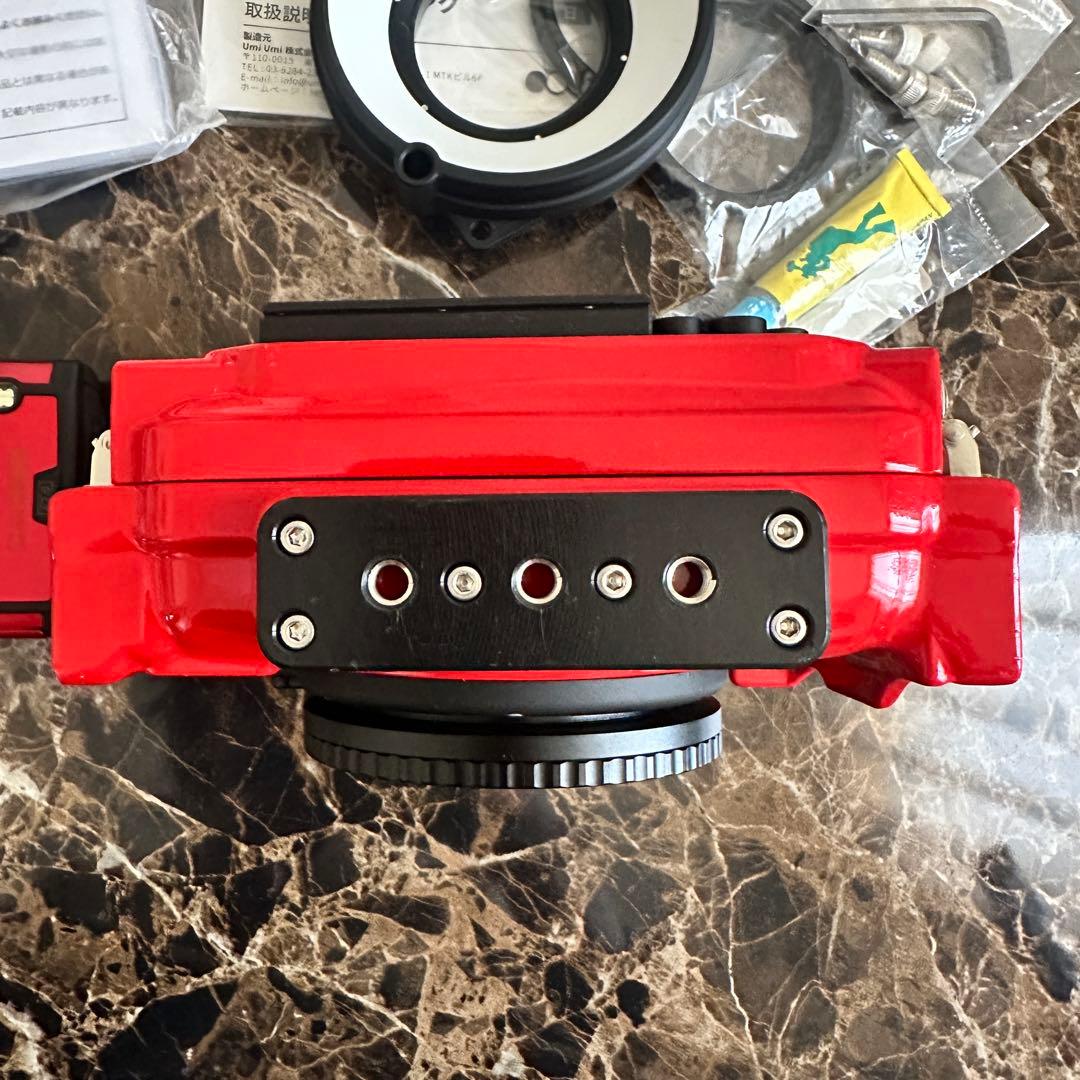 最終日セール❣️OLYMPUS TG-6 水中ハウジングセット レッド赤