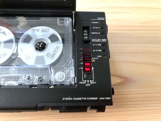 超希少品 整備済高音質動作品 SONY WM-D6C ケーブルやイヤホン付き