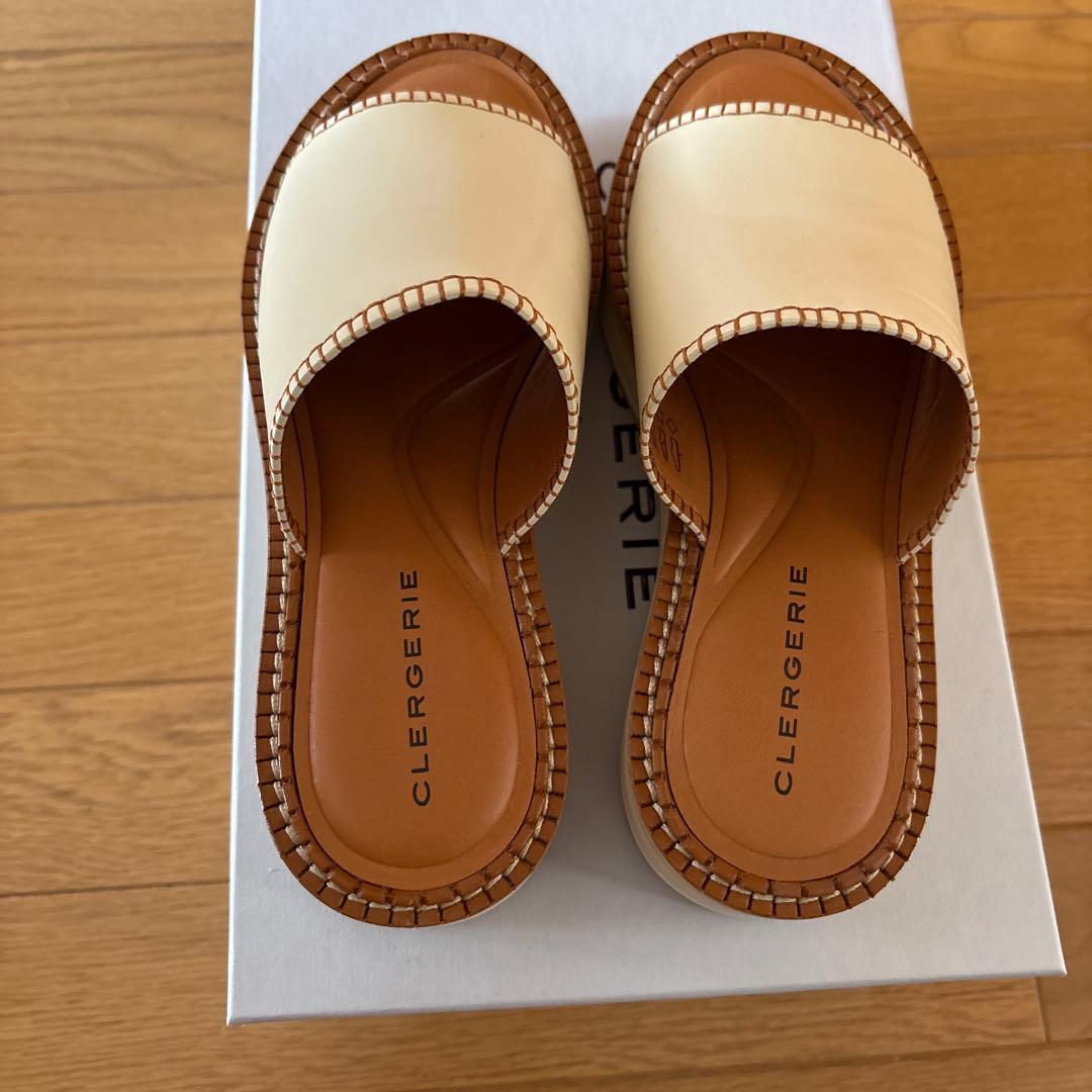 CLERGERIE プラットフォームサンダル　36