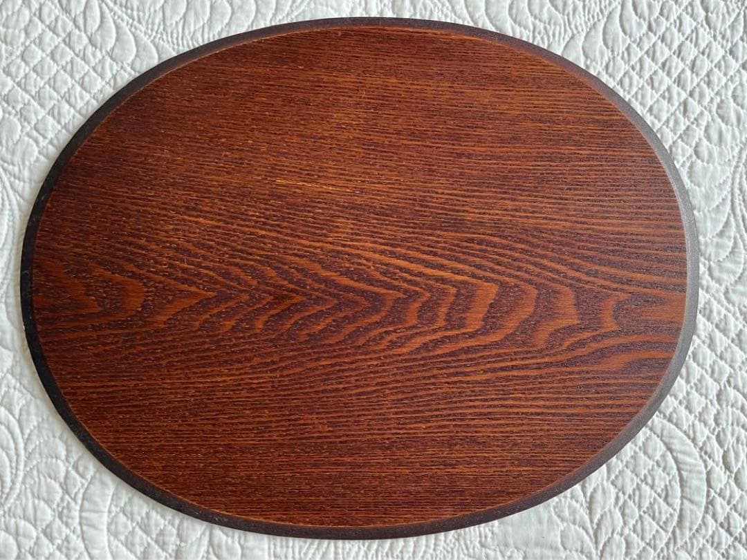 木製楕円形ランチョンマット 3枚セット