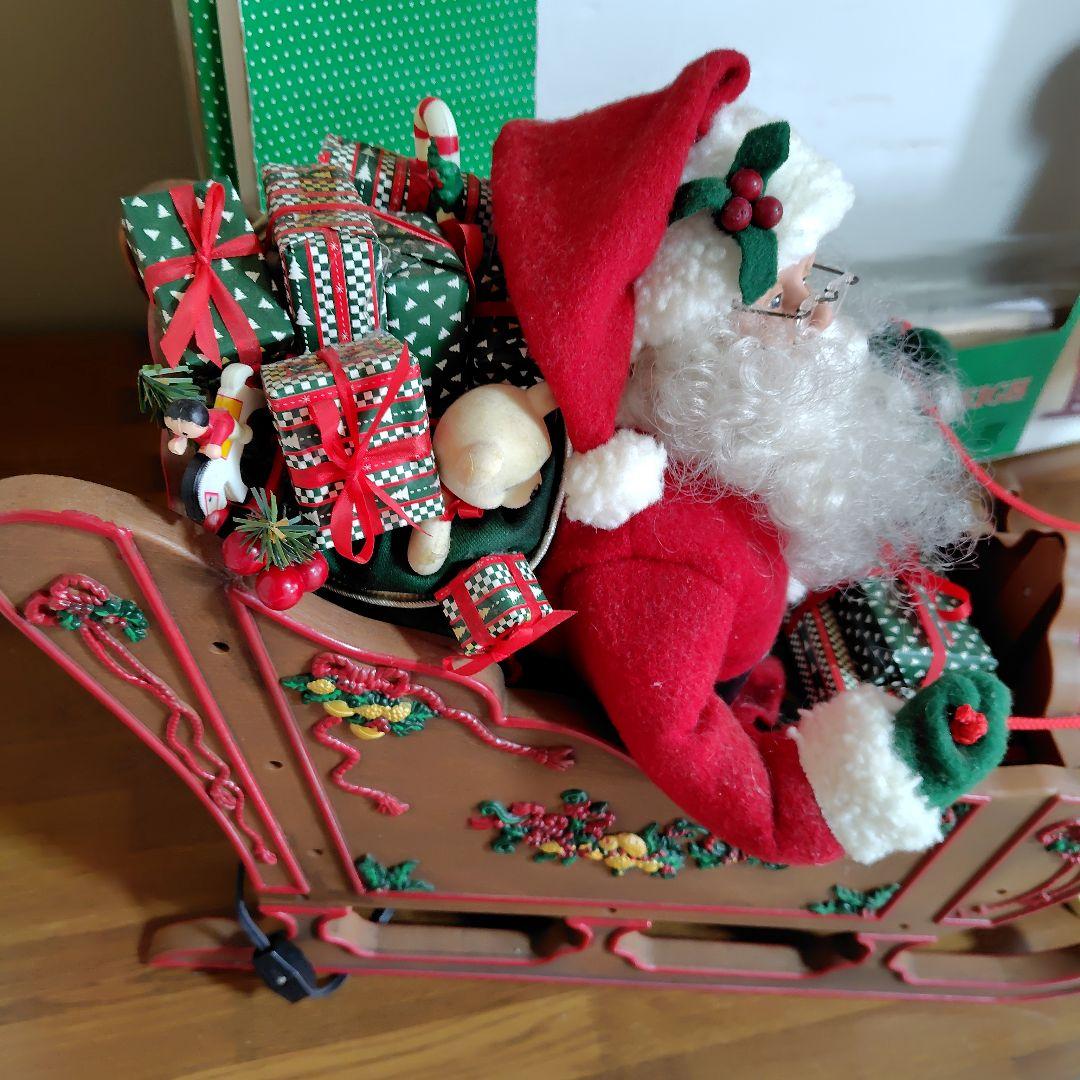 クリスマスのサンタさんとトナカイ (良く読んて下さいませ)　箱なしです。