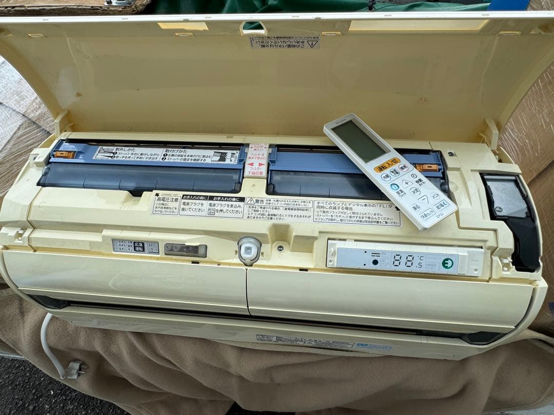 室外機もセット送料込 20畳用 三菱 エアコン クーラー 6.3kw 63