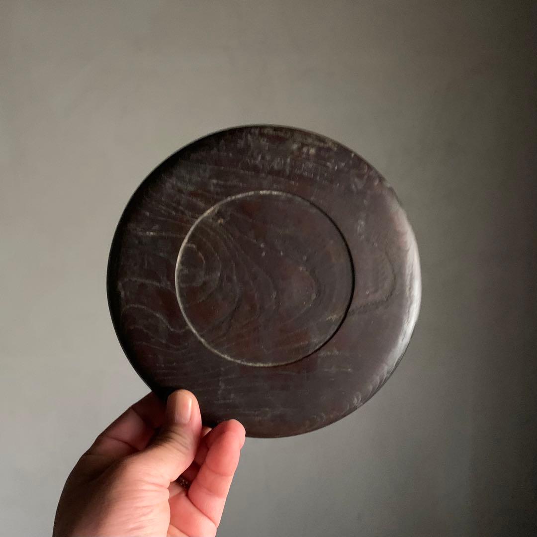 煎茶盆 急須盆 くりぬき盆 煎茶道具 古美術 古道具 アンティーク