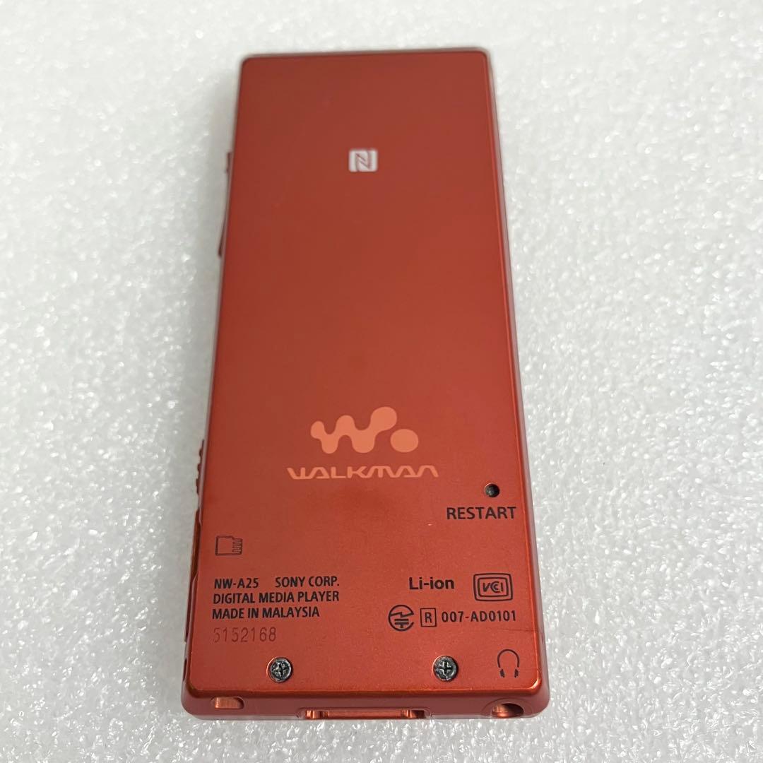 【バッテリー良好】　ソニー　ウォークマン　NW-A25 16GB シナバーレッド