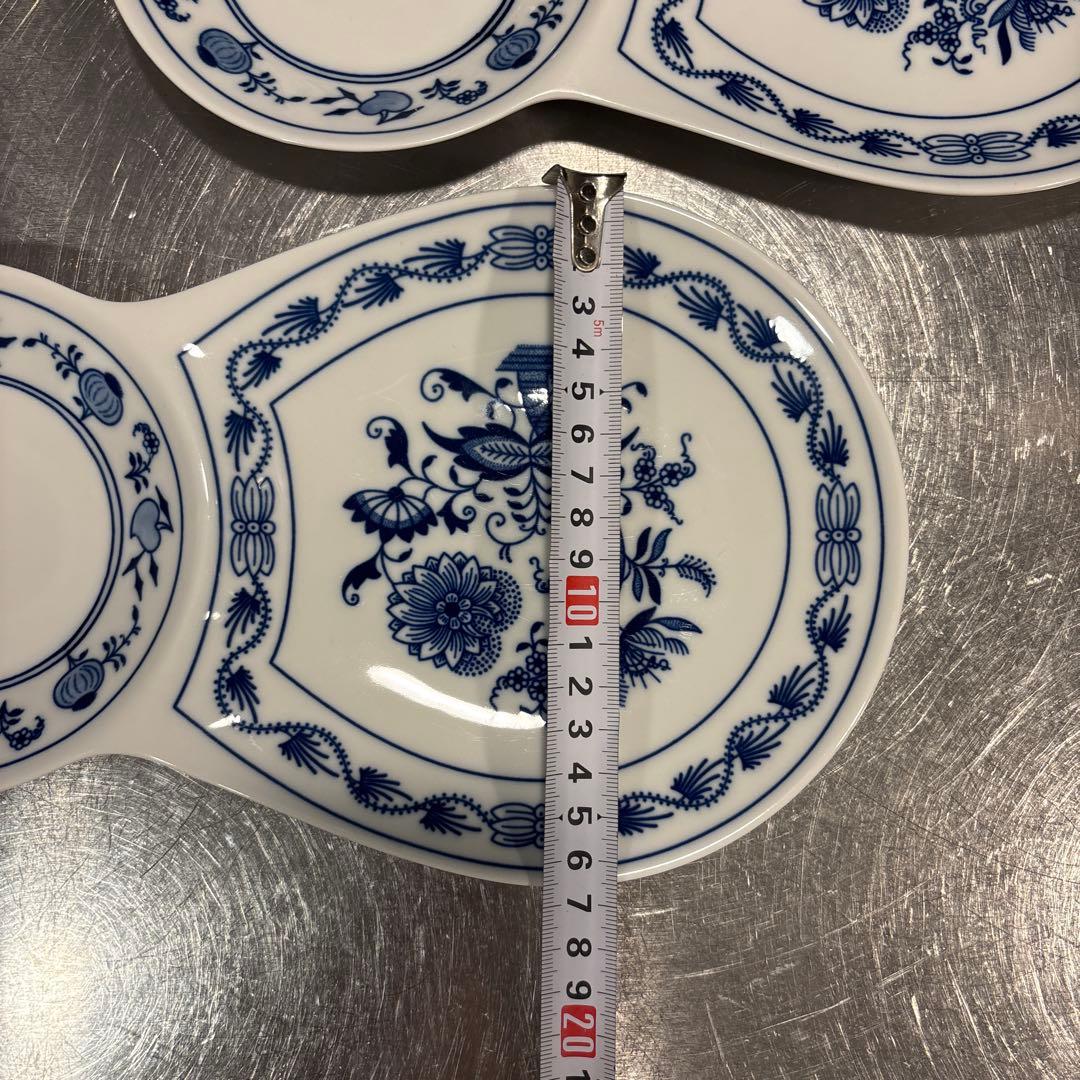 ブルーオニオン　プレート　大皿　ブレックファースト　チェコ