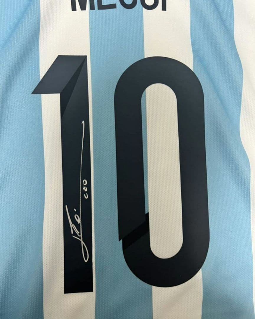 ICONS　商品　証明書紛失　 メッシ　 リオネル・メッシ　サイン　直筆サイン