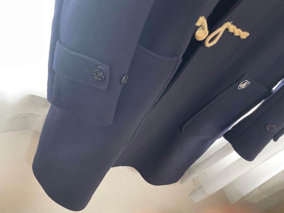 【Orcival／オーシバル】ダッフルコート ネイビー　4