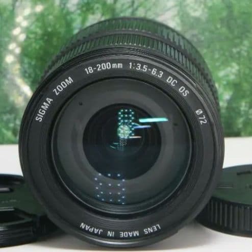 ❤手ぶれ補正する超便利な1本☆シグマ18-200mm OS Φ72 キヤノン用❤
