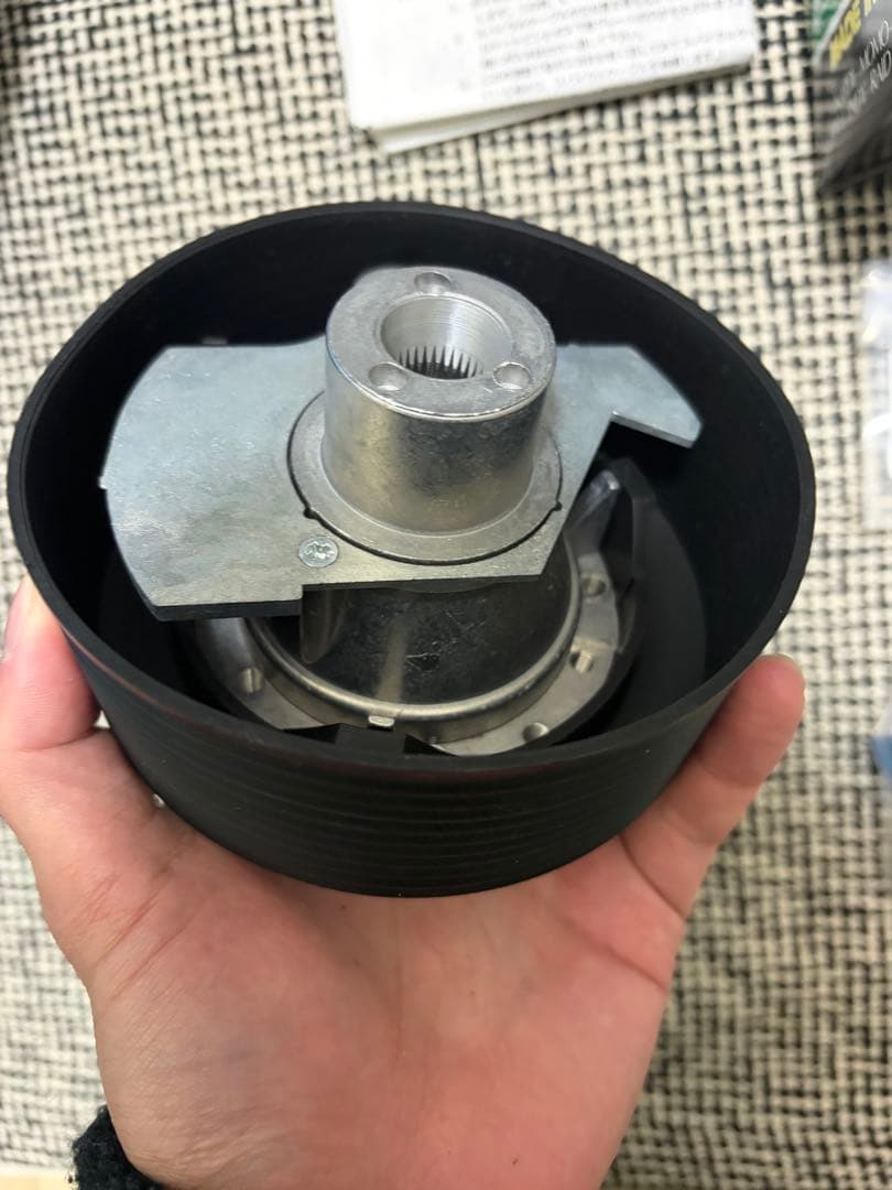 正規品　ナルディ クラシック ブラックレザー＆ブラックスポーク 360mm