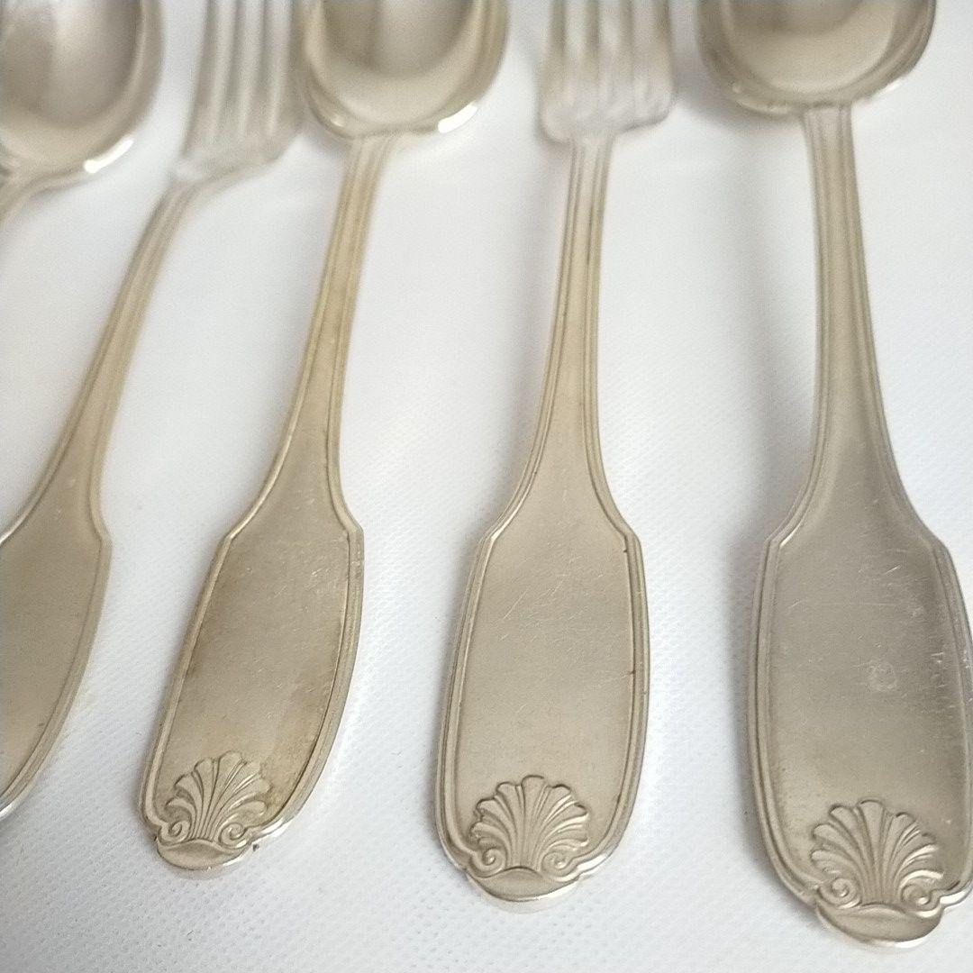 ALFENIDO クリストフル テーブルスプーン フォーク 6本 アンティーク