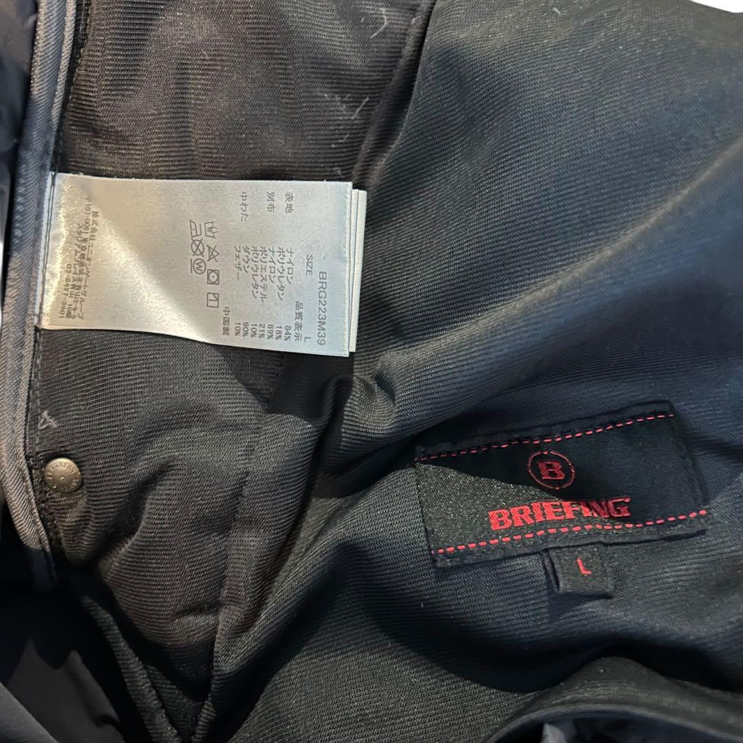 BRIEFING GOLF HYBRID DOWN SETUP チャコールグレー