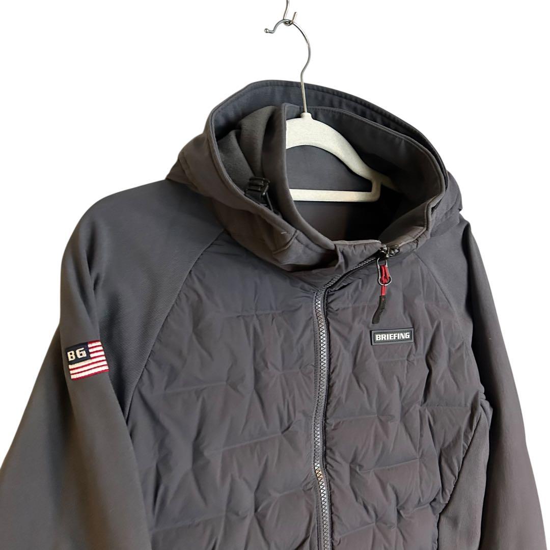 BRIEFING GOLF HYBRID DOWN SETUP チャコールグレー
