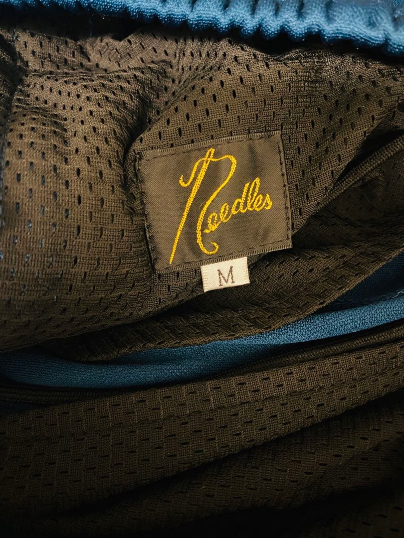 Needles トラックパンツ M ブルーピンク