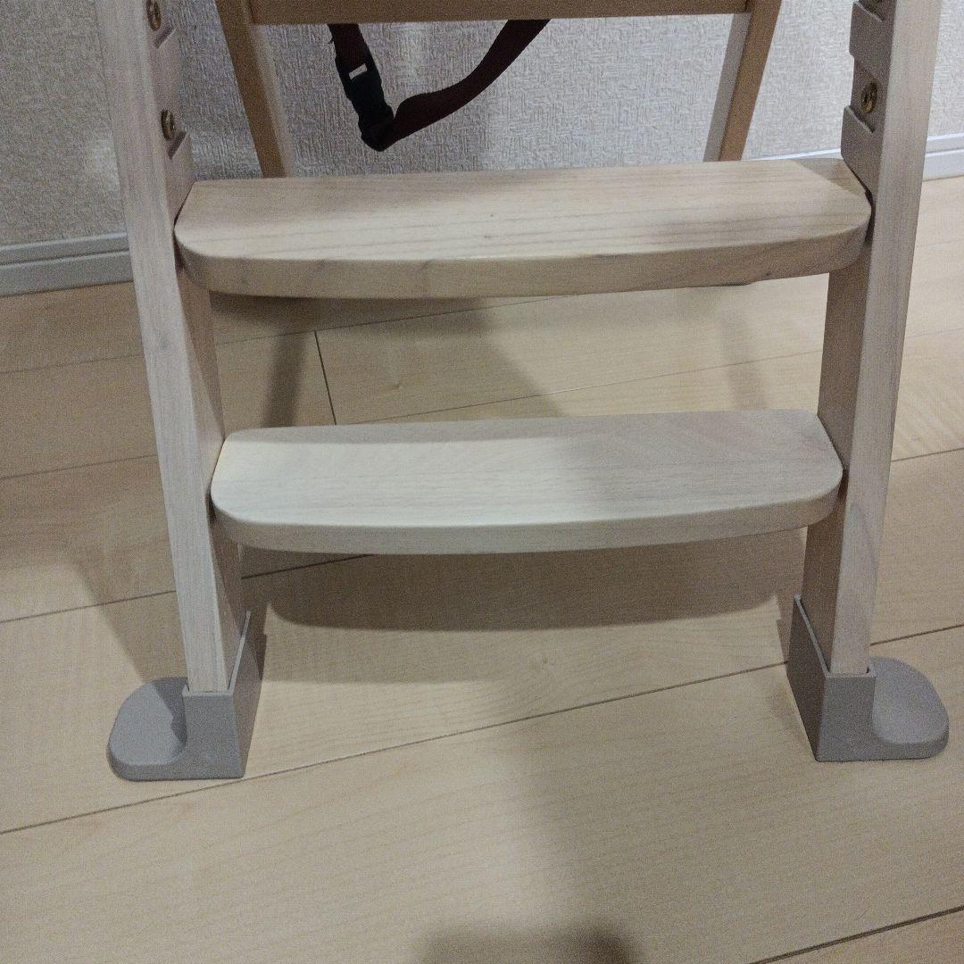 KATOJI　 Easy-sit 木製ベビーハイチェア ホワイトウォッシュ