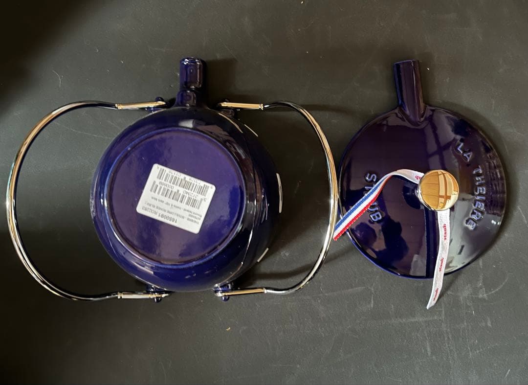 staub ストウブ ラウンド ティーポット ケトル 1.15L 茶こし付