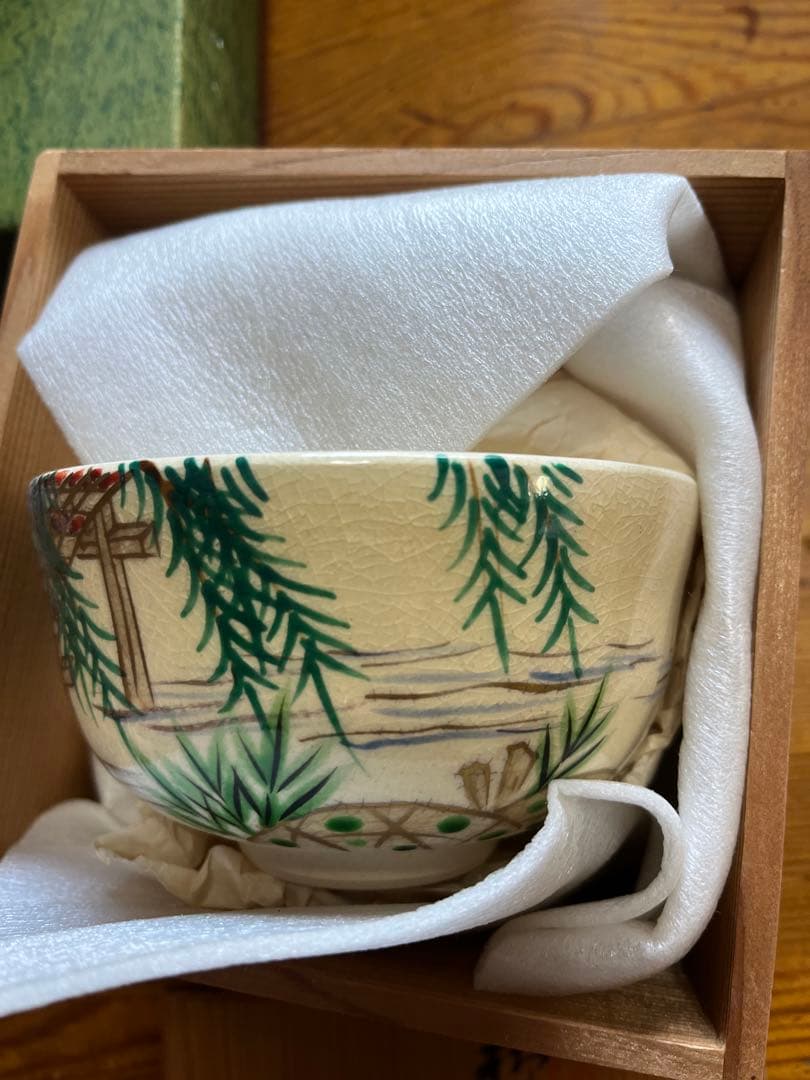 抹茶椀　清水焼　平安良峰