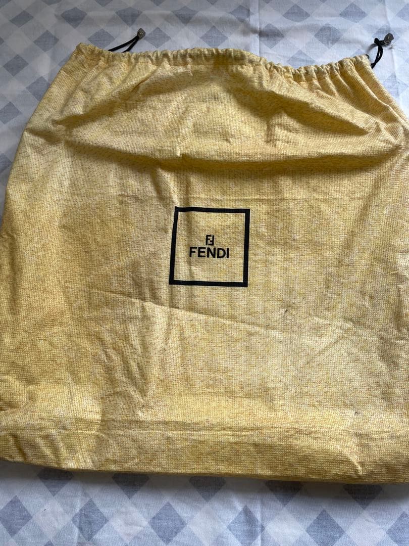 FENDI フェンディ かご トートバッグ ダークブラウン ズッカ柄