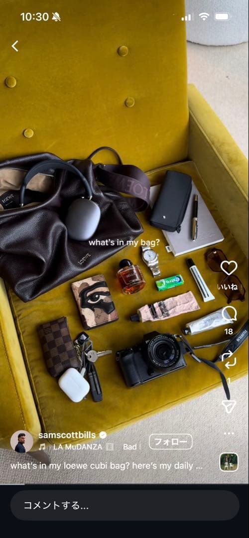 ロエベ　キュービイバッグ　 オックスブラッド