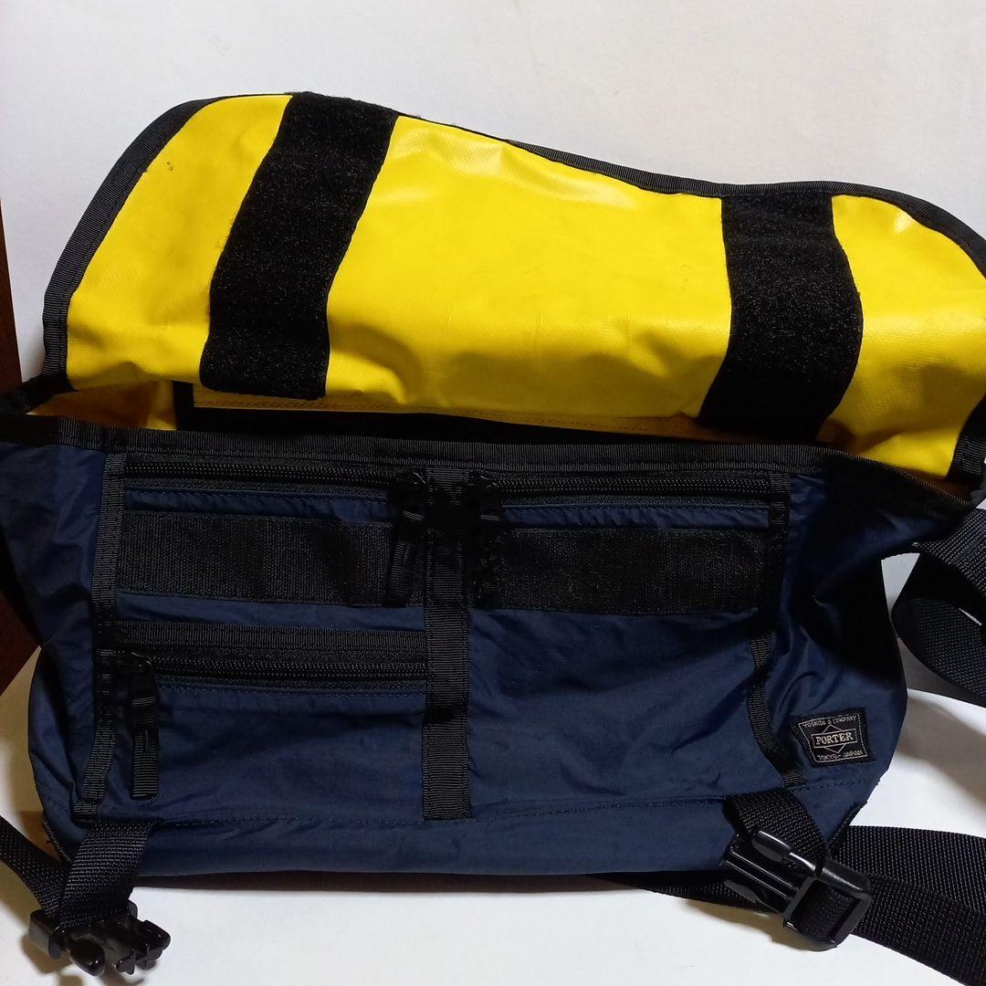 (超レア物) STUSSY × PORTER メッセンジャーバッグ ネイビー