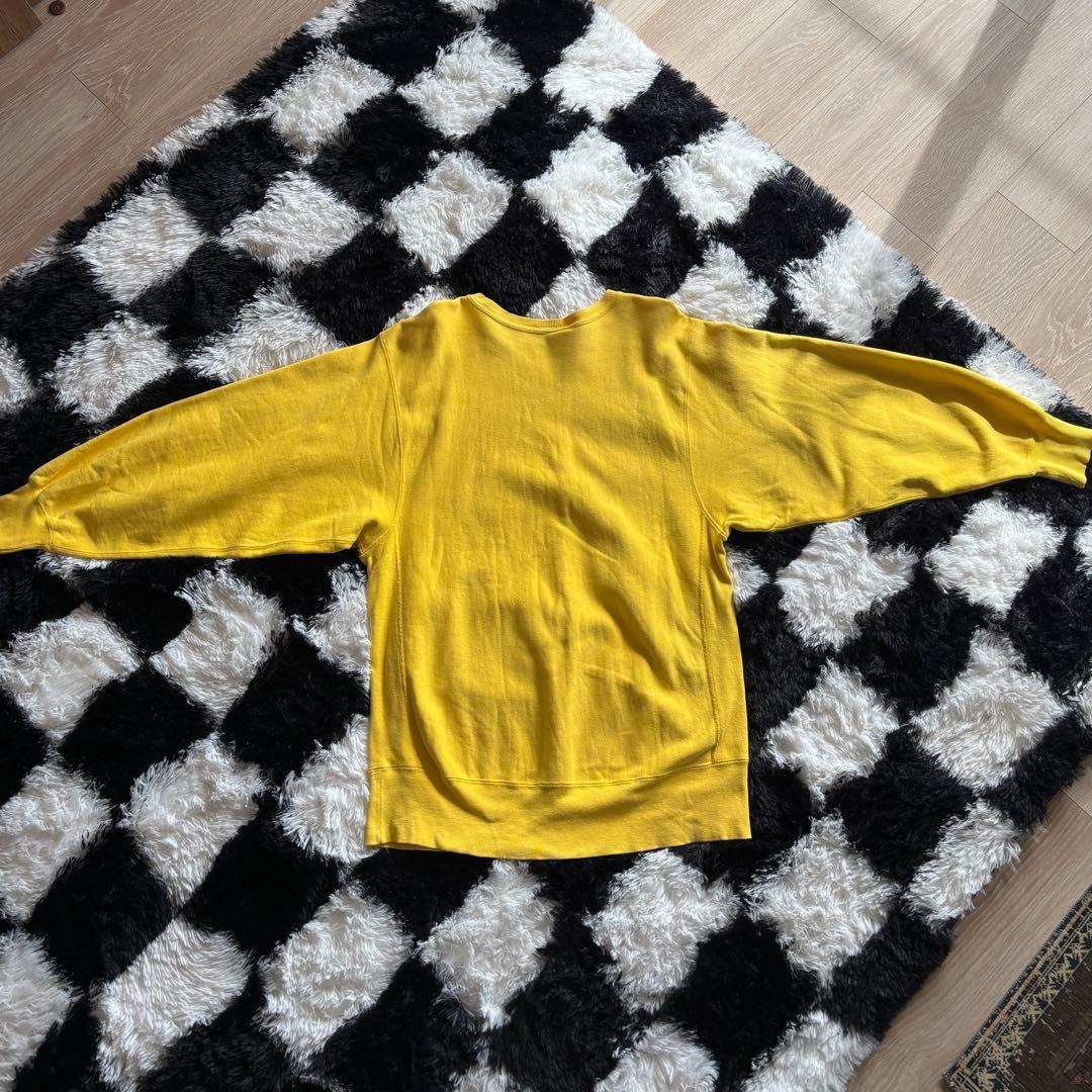 Champion Reverse Weave トレーナー XL イエロー
