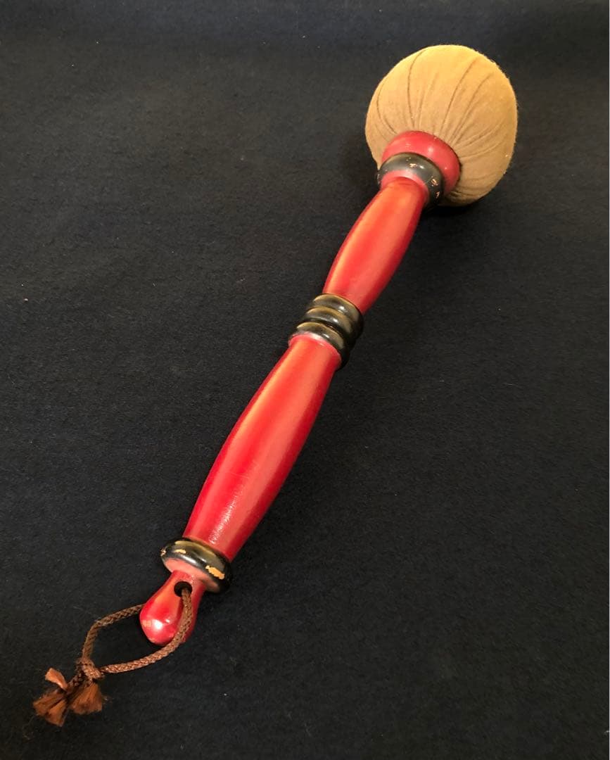 《R》茶道具 銅羅 ドラ 撥付 仏具 鳴物 260114き3