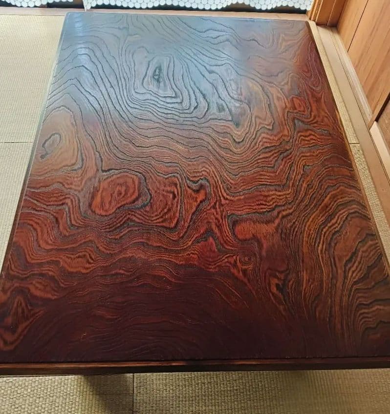 座卓　ちゃぶ台　素材不明　茶色