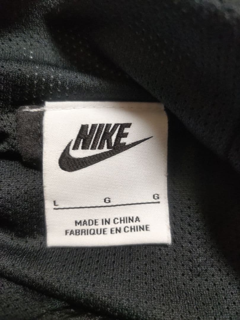 【美品】NIKEナイキ ナイロンアノラック ハーフジップ セットアップ上 L下M