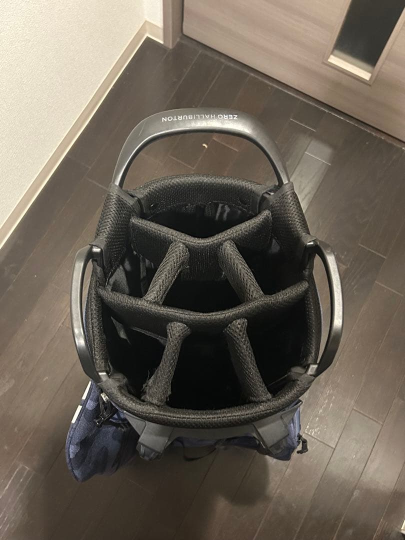 ZERO HALLIBURTON キャディバッグ ネイビー迷彩