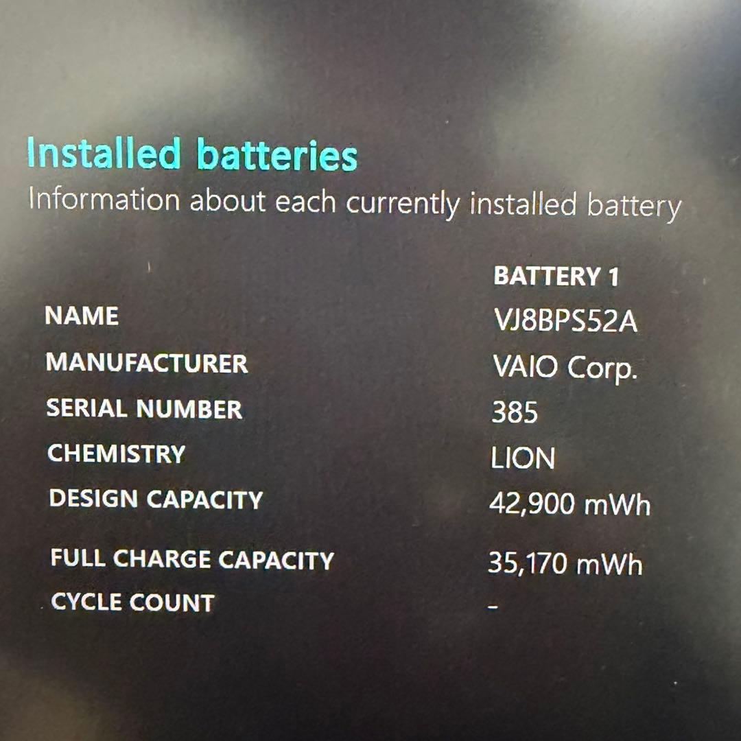 VAIO Pro PG 第10世代i5 8GB 256GB Win11 Pro