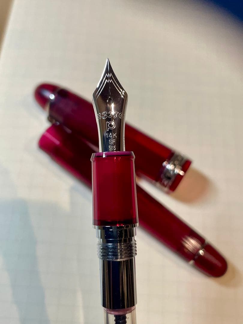 プラチナ　万年筆　#3776 センチュリー　富士旬景シリーズ　第1弾　春暁　SF