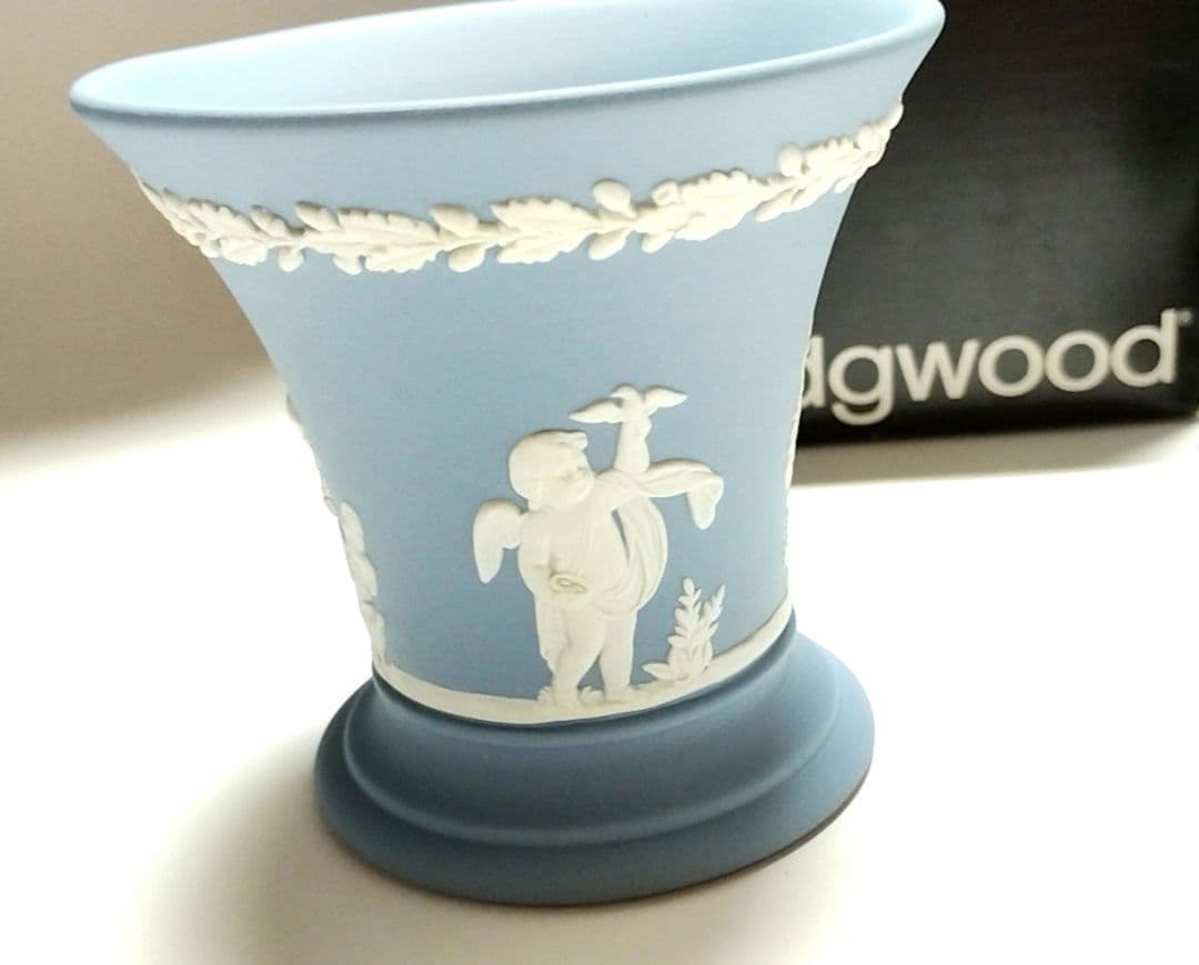 ウエッジウッド　ジャスパー　花瓶　カップ　杓立に　JASPER　