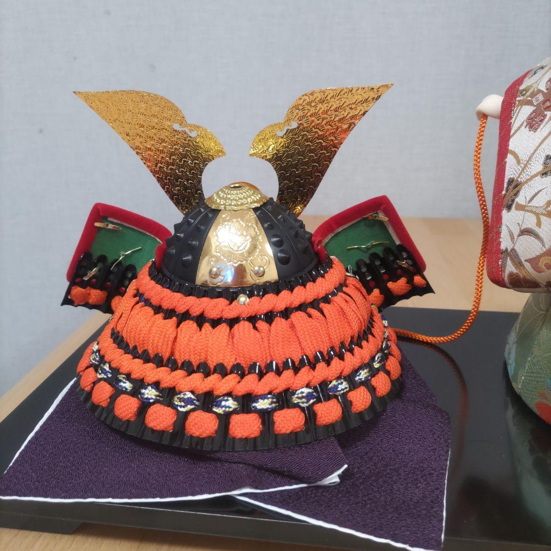 木目込人形❉兜引き❉男の子♡台付き！