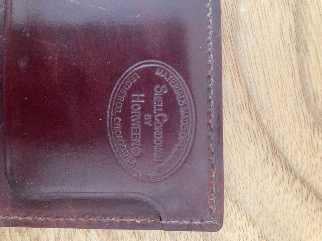 【もちzo】GANZO ホーウィンシェルコードバン 名刺入れ バーガンディ