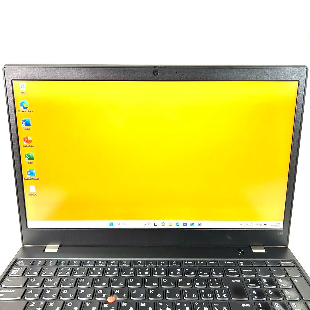 美品 Lenovo ThinkPad L15 バッテリー超良好 オフィス FHD