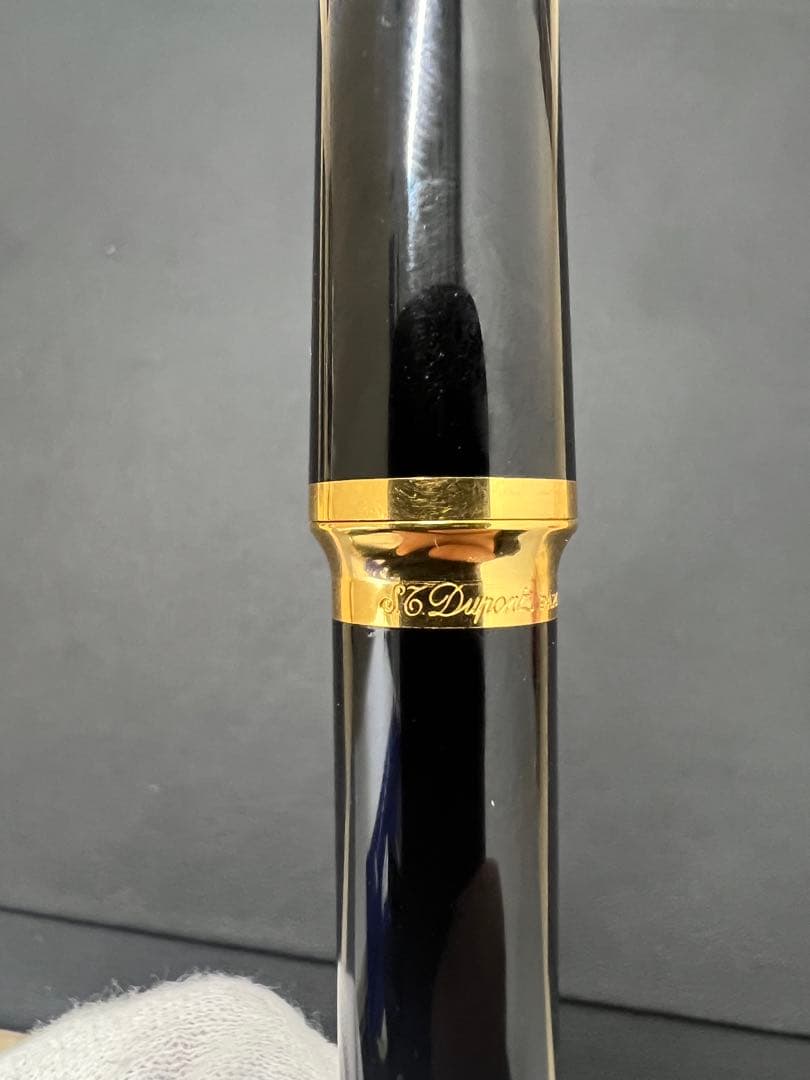 [美品]高級万年筆 18金ペン先 黒