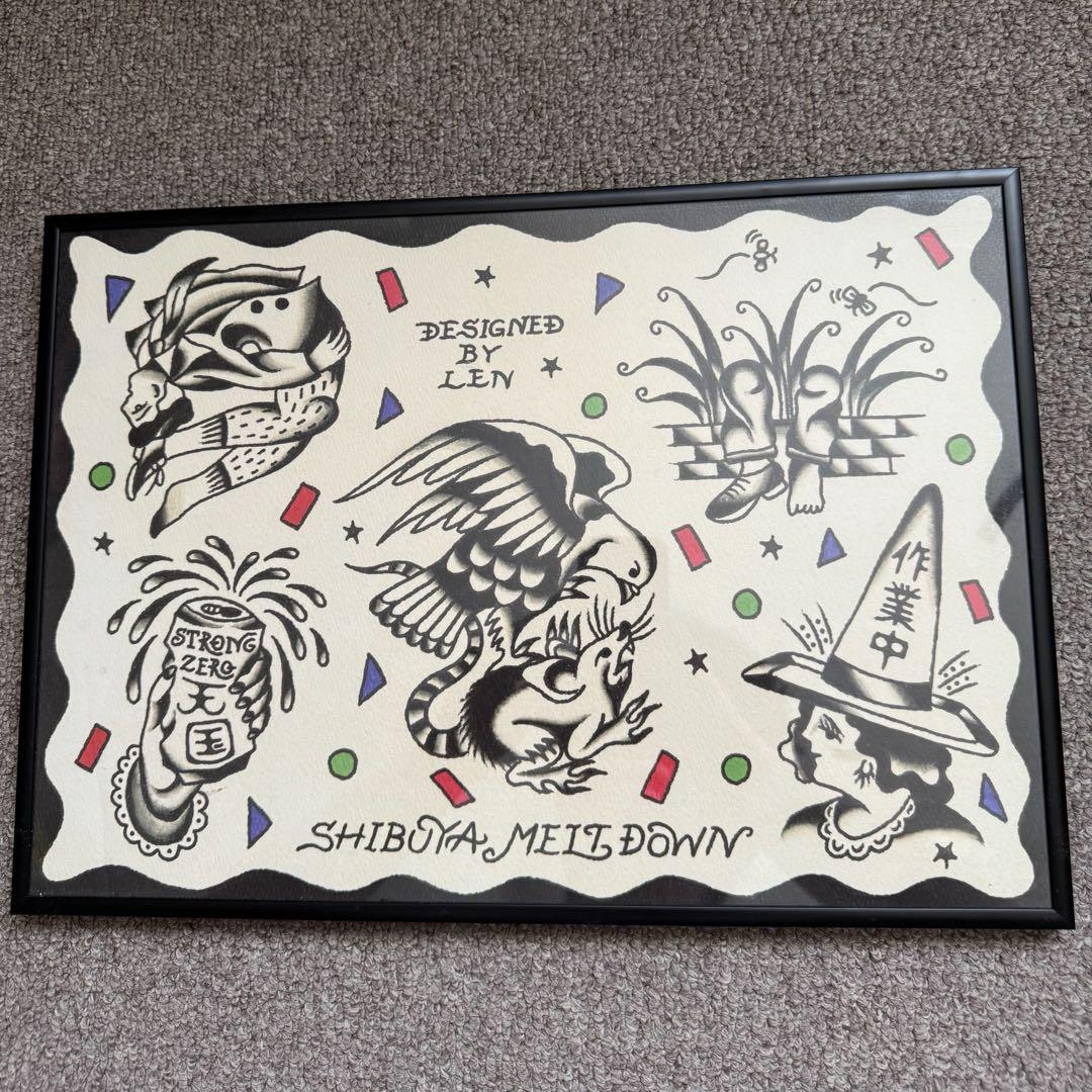 【額縁セット】TATOO STUDIO YAMADA ポスター 山田レン