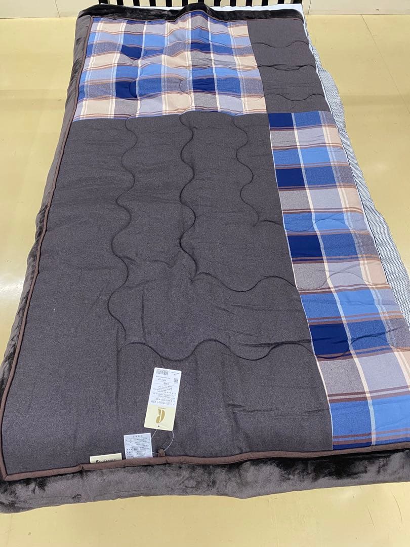 特大長方形・ロマンス　こたつ掛け布団・うす掛け裏地ボアタイプ・約２００×３００㎝