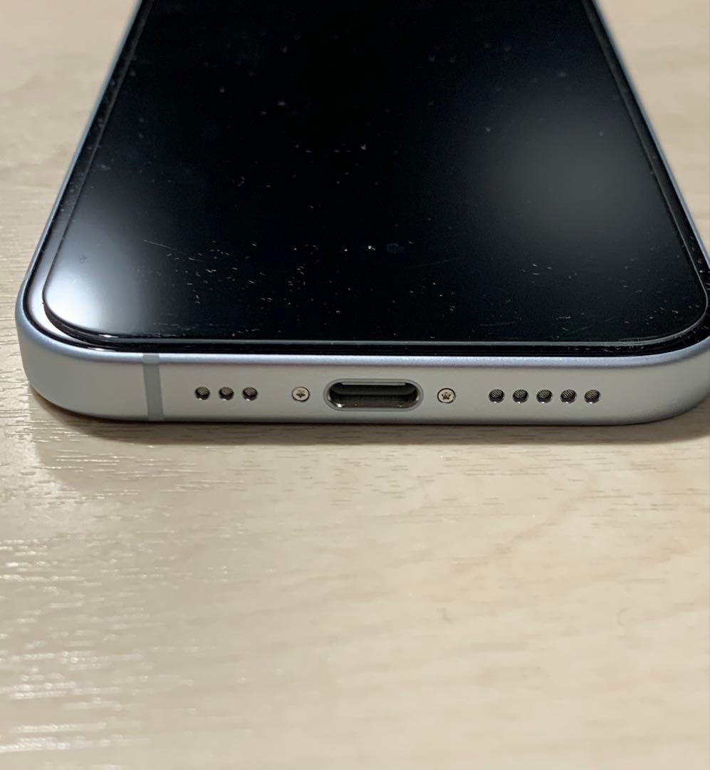 iPhone 15 128GB ブルー 最大容量100% デモ機