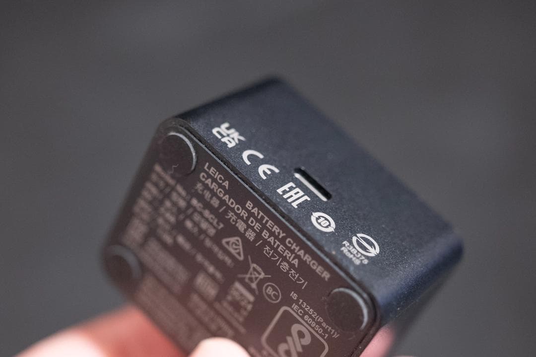 Leica M11用バッテリー(BP-SCL7) チャージャー