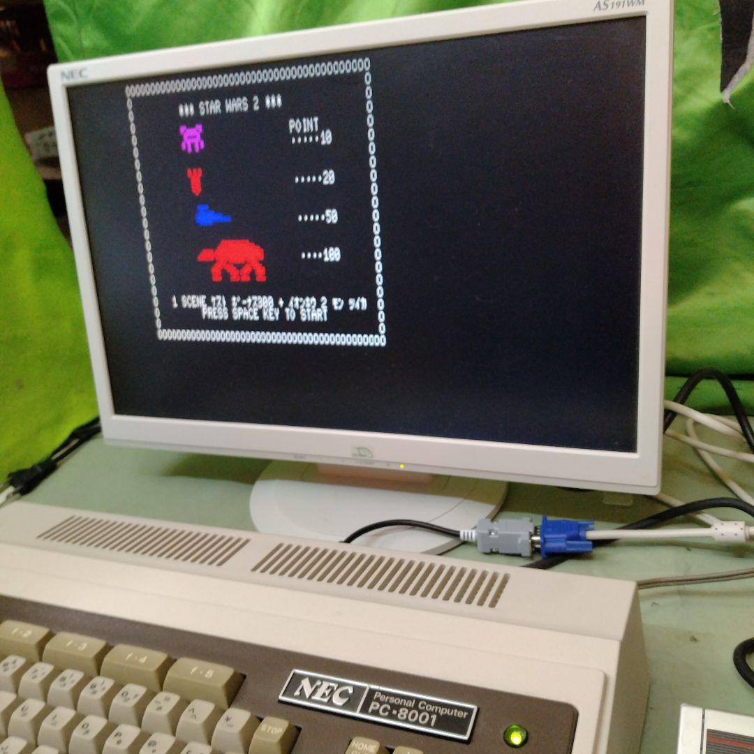 ☆国産初パソコン NEC PC-8001 レガシーPC ジャンク #1動作確認済