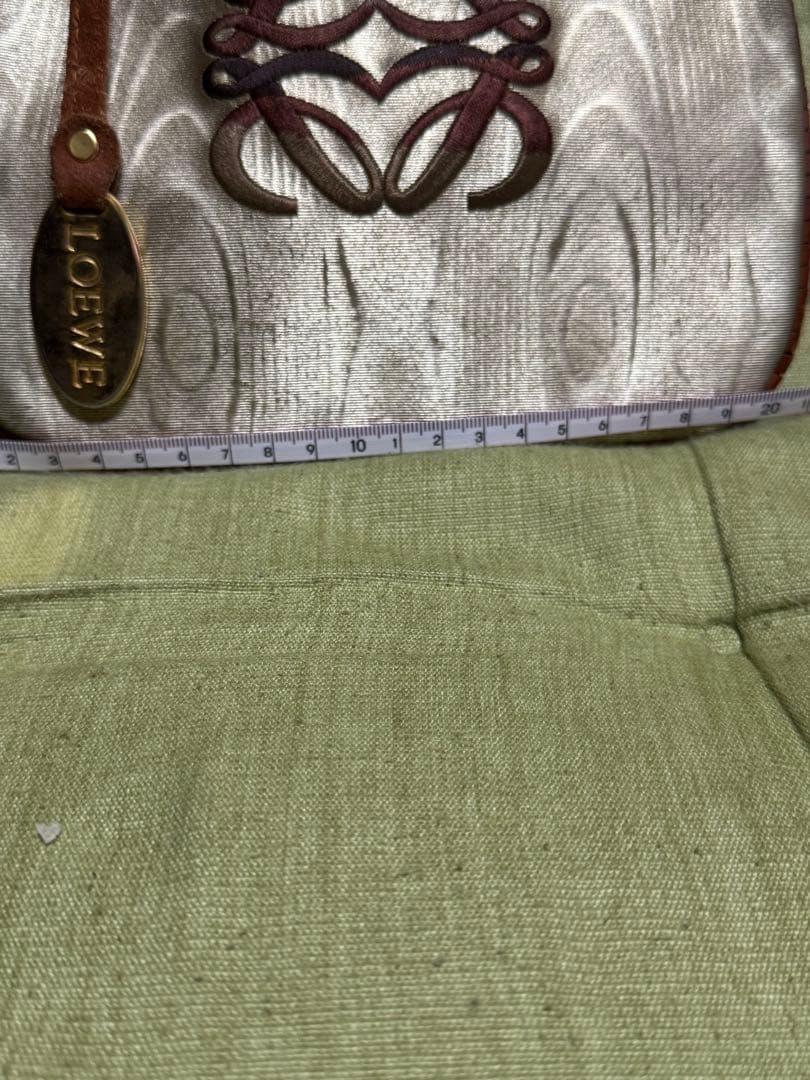 LOEWE アナグラム柄 ナイロンキャンバス ミニショルダーバッグ ポシェット