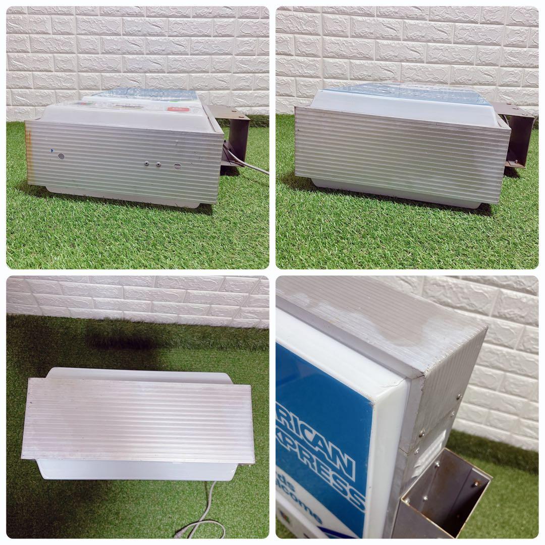 入手困難 平成レトロ アメリカンエキスプレス 看板照明 ライト アンティーク