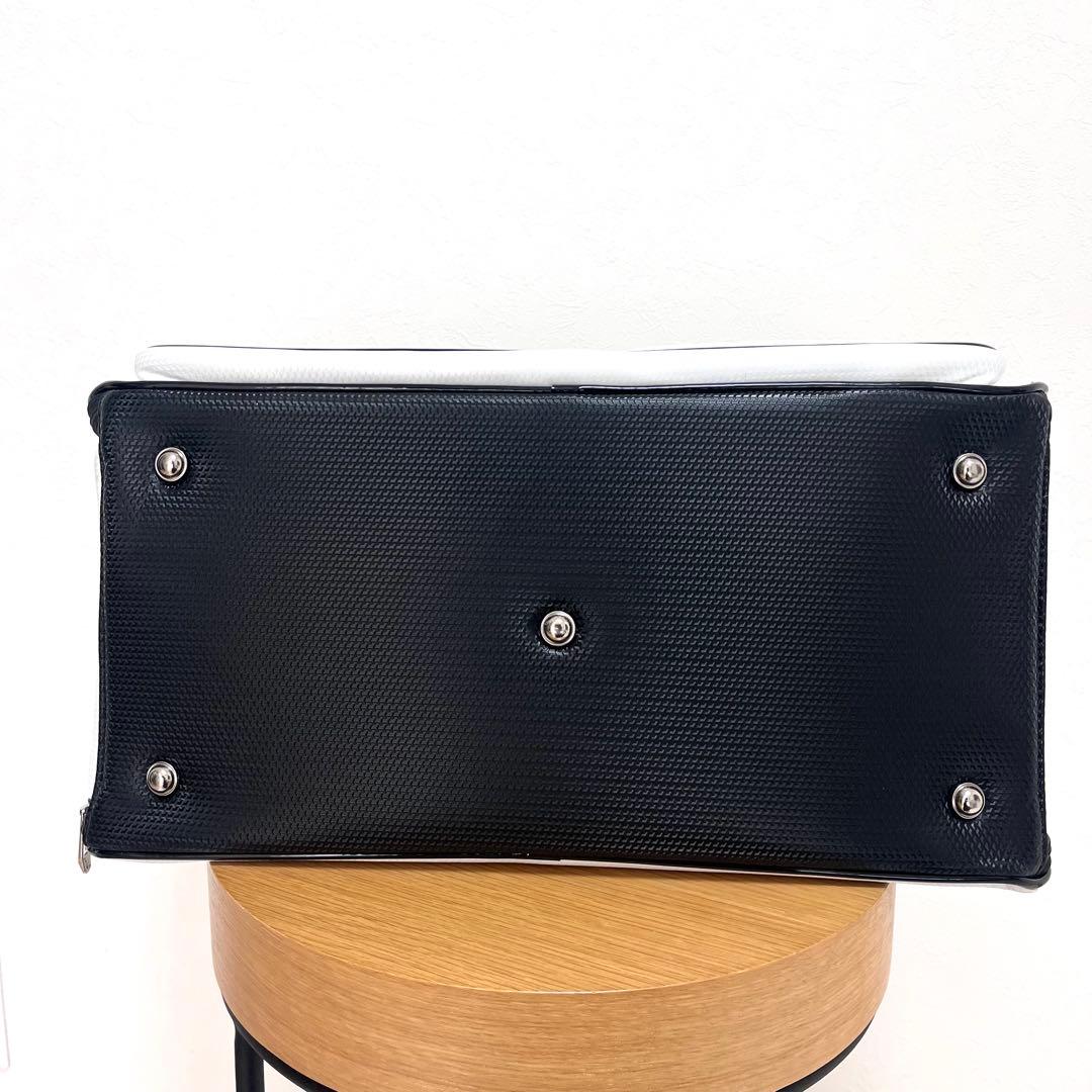 【未使用タグ付き】アダバット｜adabat ボストンバッグ ホワイト　ゴルフ